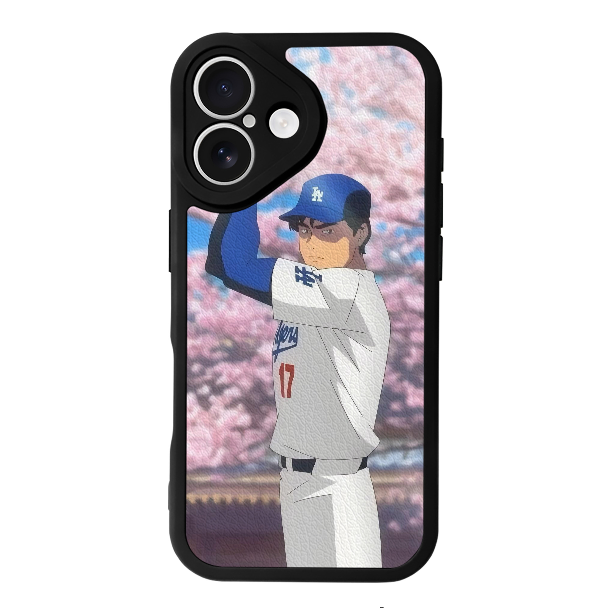  IPhone 16 Silicone Leather Case – UV Print, Lambskin Texture – Perfect Fit, Wireless Charging Compatible, Scratch Resistant, Precise Cutouts – Stylish Protection For IPhone 16